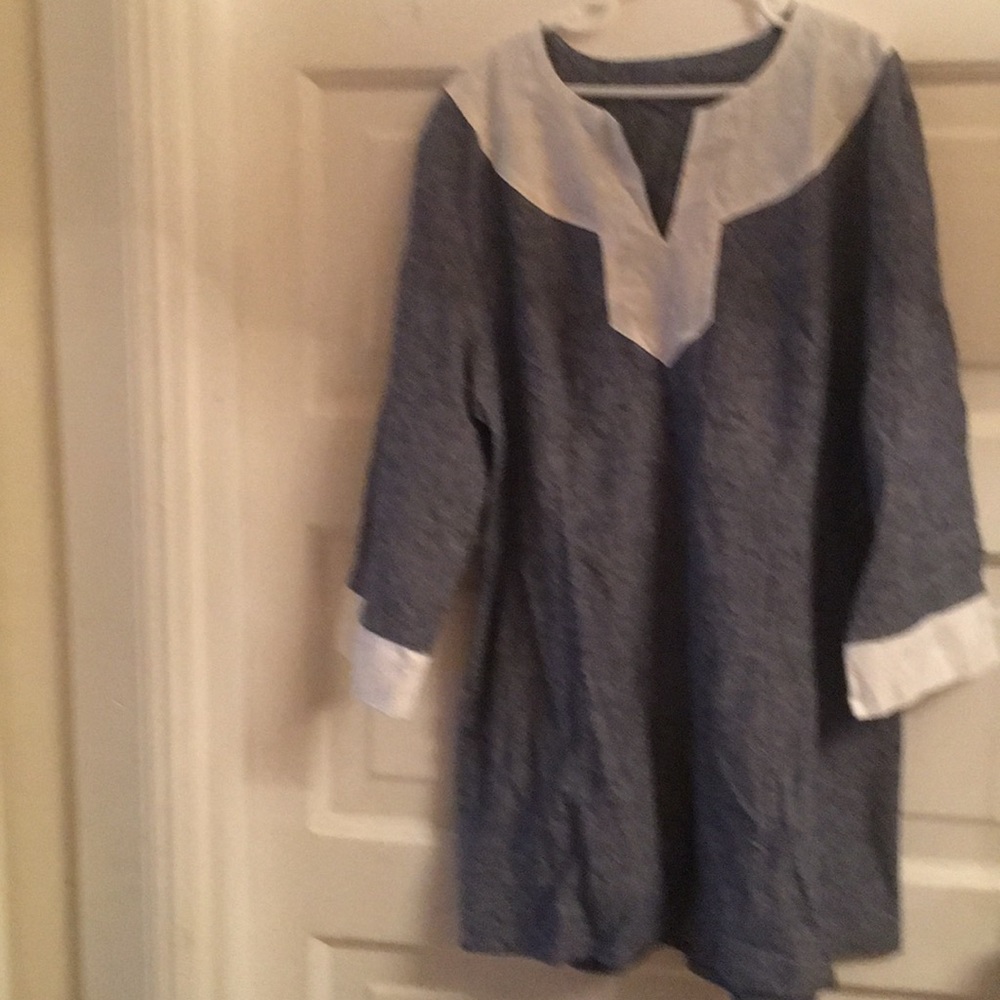 Lightweight casual denim dress